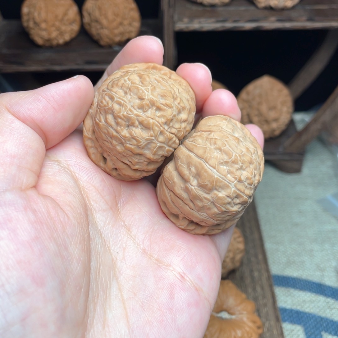 文玩核桃把件41南瓜墩