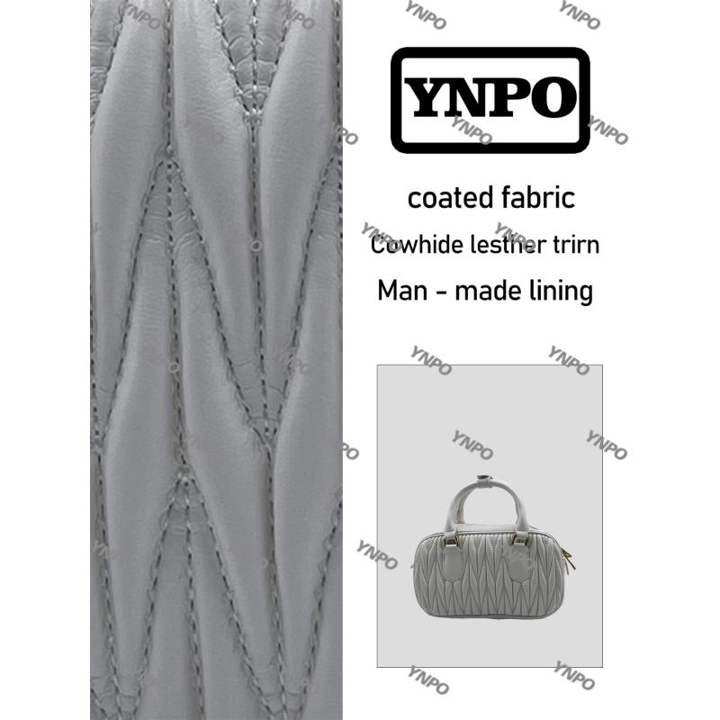 时尚潮流打造真皮女士手提包0220手提褶皱白色