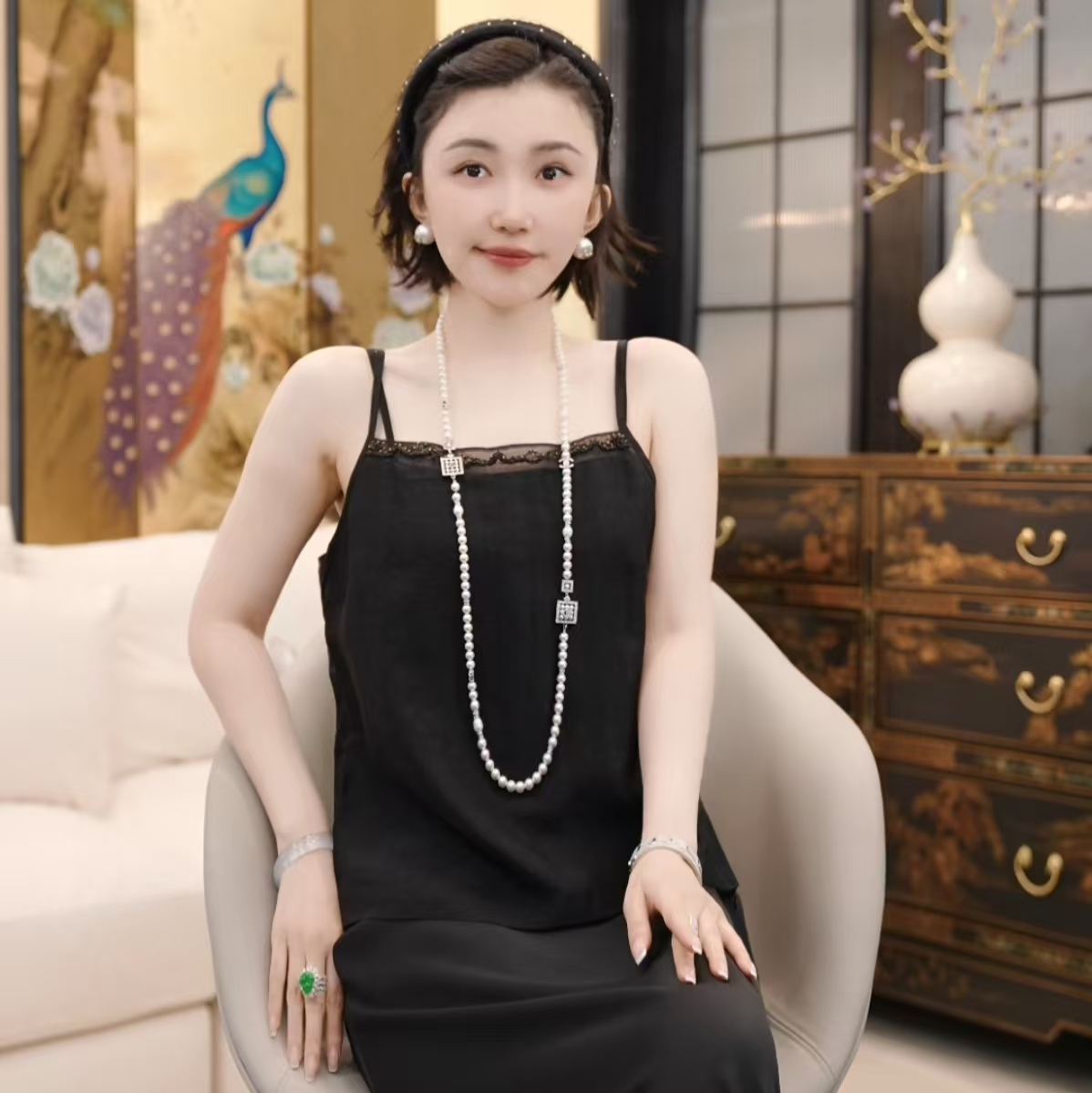 Betty Bairn【慕瑶 · 香云纱】新中式桑蚕丝背心25B-BW8976