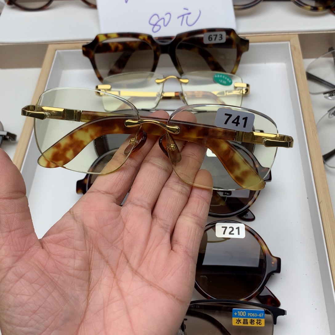 大***米分体款无框竹叶青741