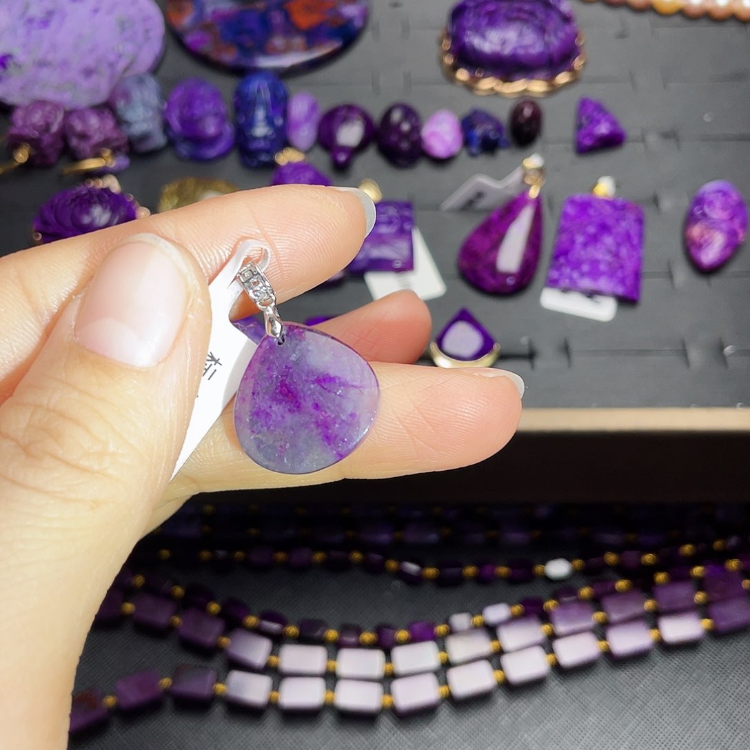 苏纪石（舒俱来）吊坠银S925镶嵌