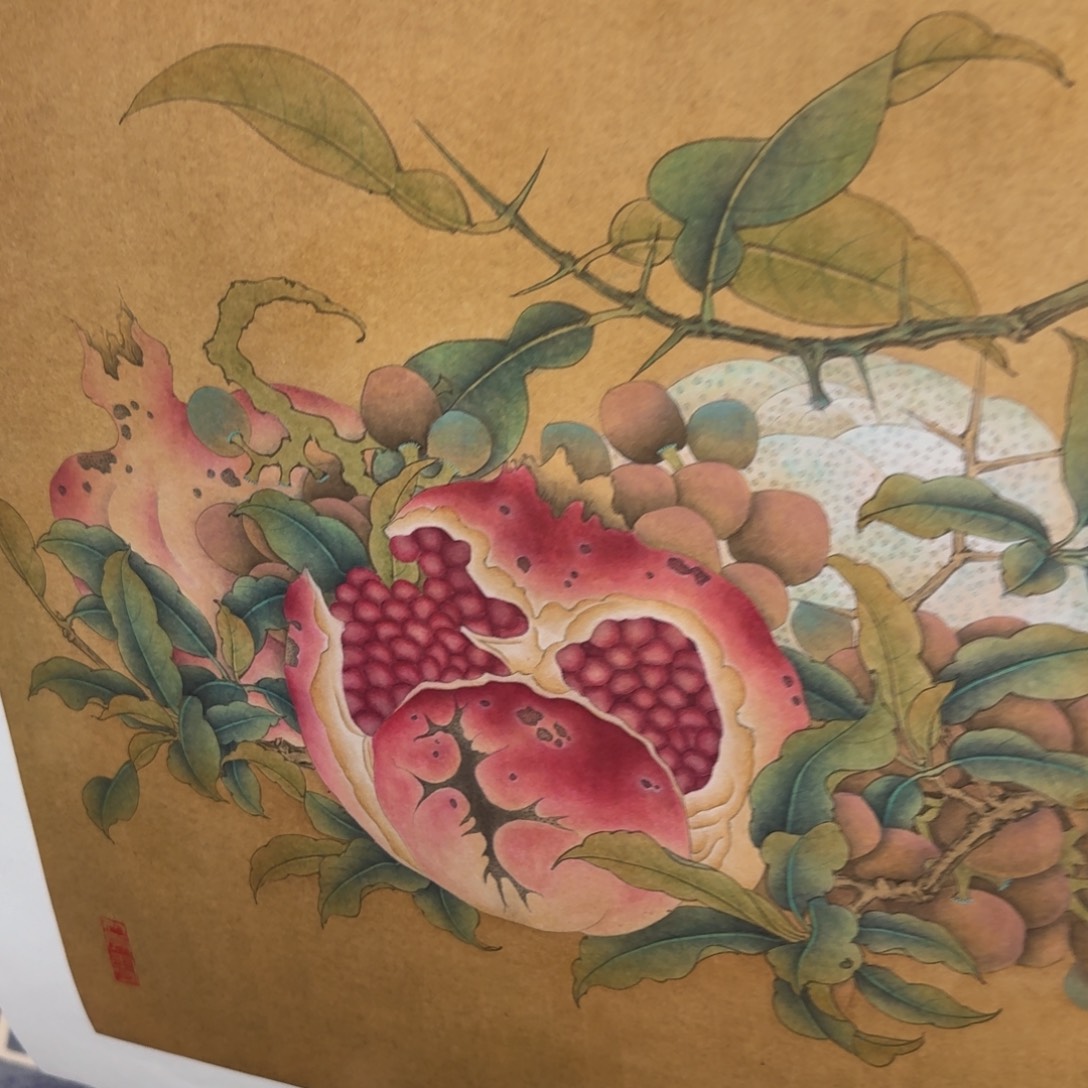 国画国画作品山水花鸟