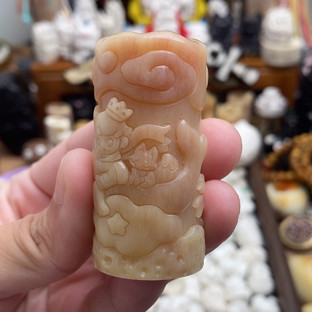鹿骨把件c4小王子骨笛