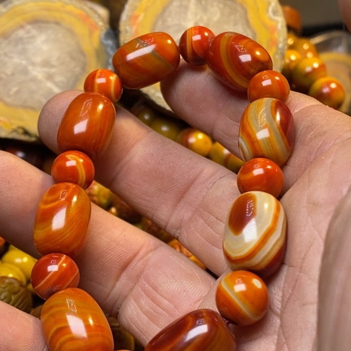 合金手链玛瑙/玉髓华**乐