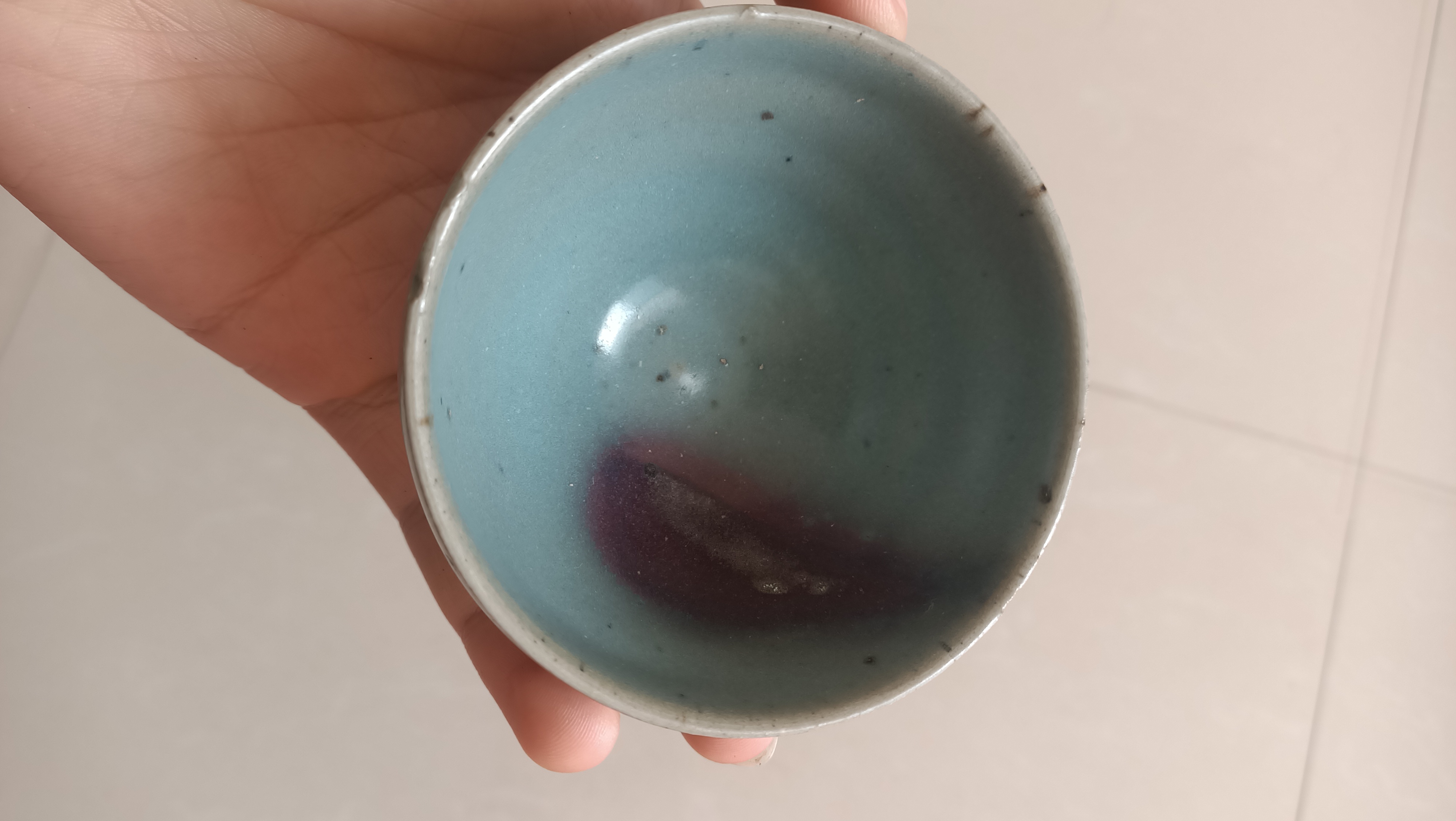 钧瓷小碗一个全品