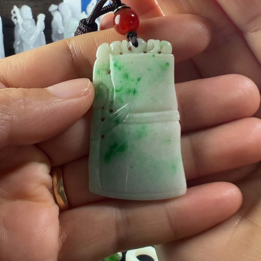 翡翠未镶嵌手镯天然翡翠挂件