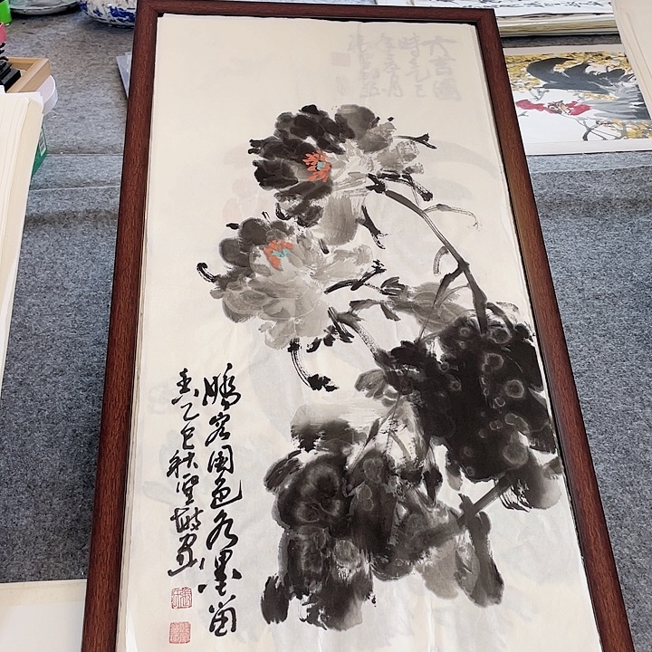 国画张圣敏先生纯手绘作品