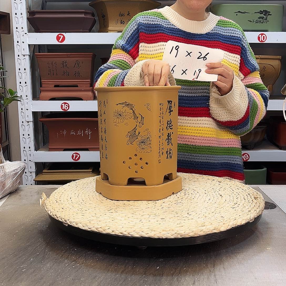 紫砂花盆紫砂花盆