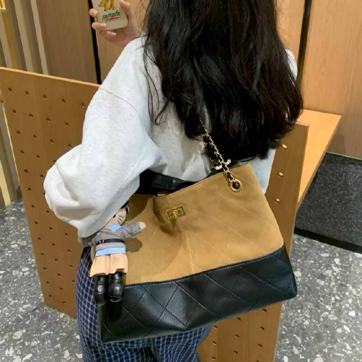 女士牛皮大托特大爆款