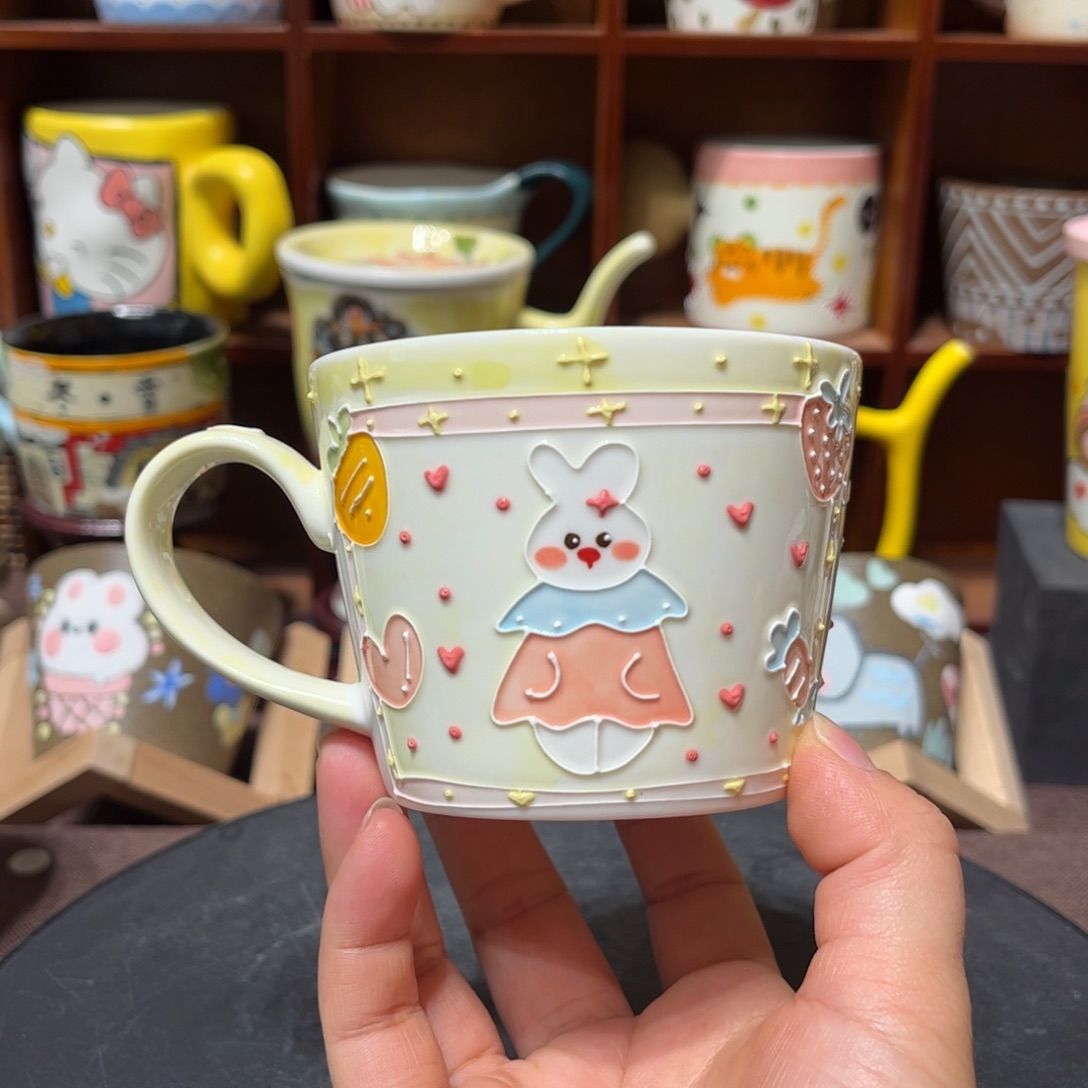 杯子陶景德镇陶瓷马克杯