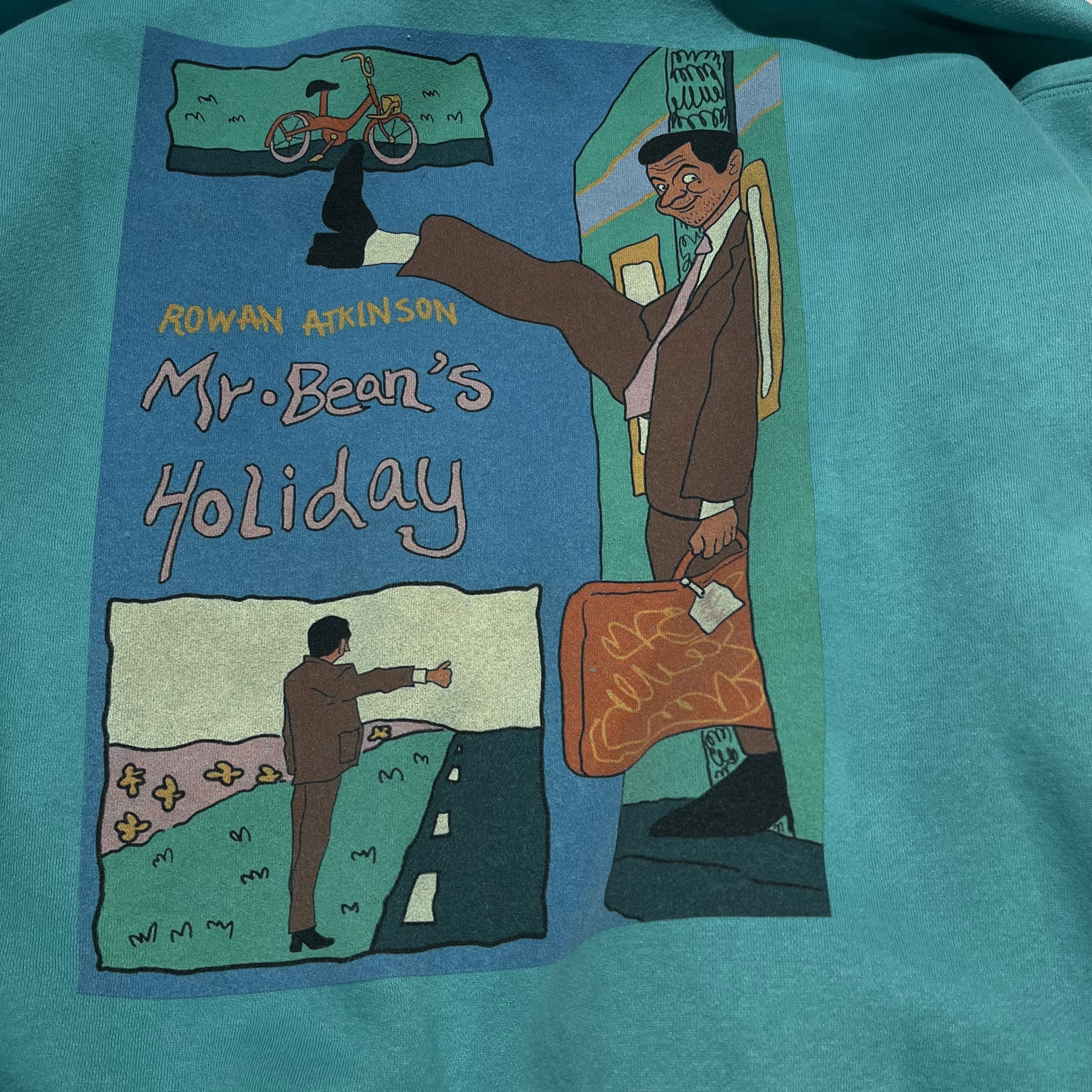 BANANA    |   绿色戴帽加绒卫衣外套