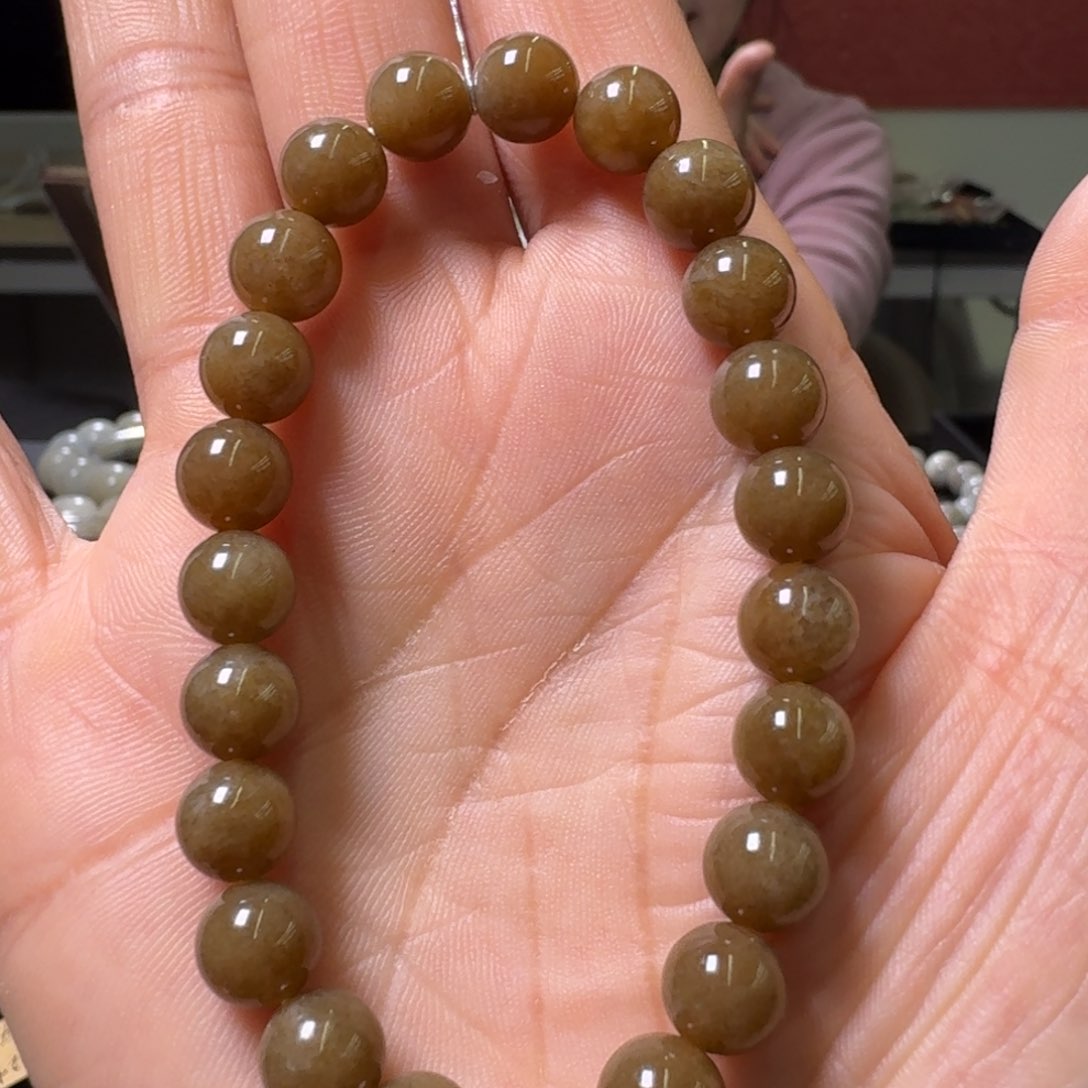 和田玉手链未镶嵌