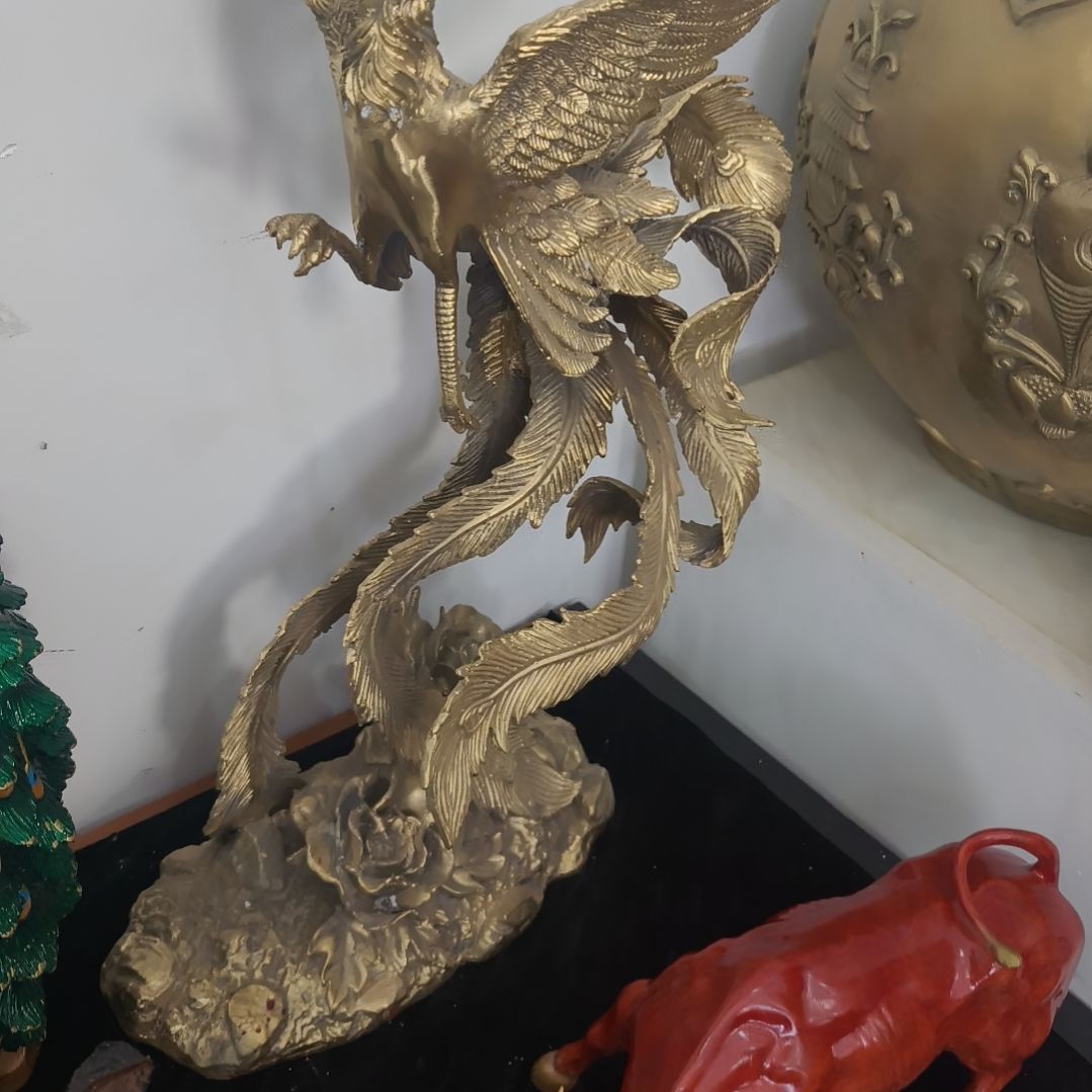 东***隼黄铜铜雕工艺品摆件厂家直销的