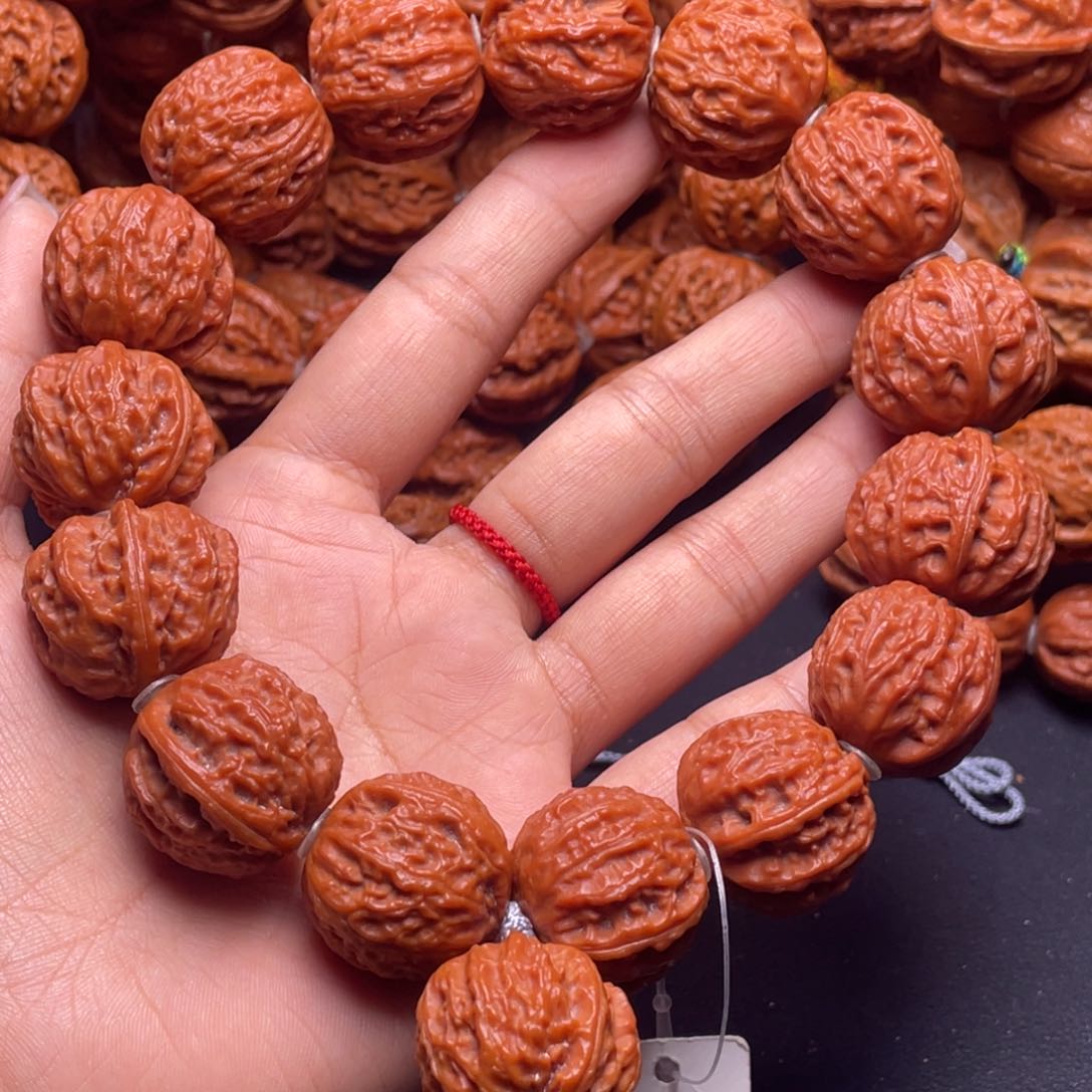 文玩核桃手串野麻