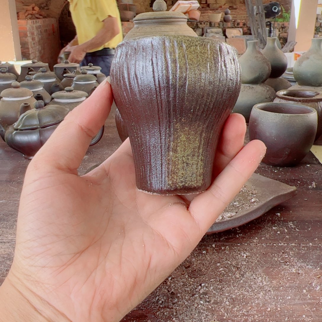 坭兴陶贵台龙窑柴烧茶器A253