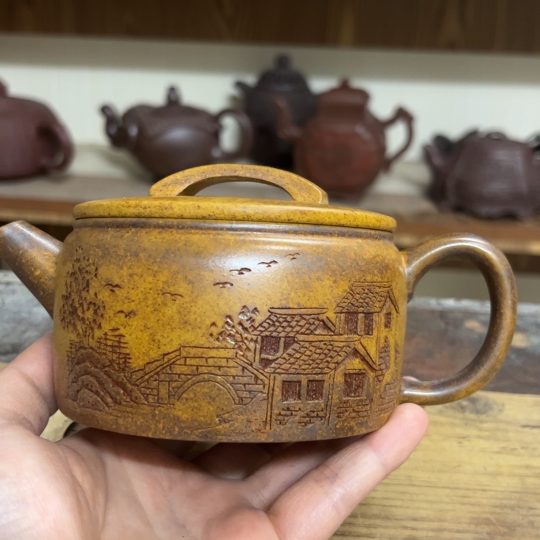 紫砂茶壶紫砂壶柴烧