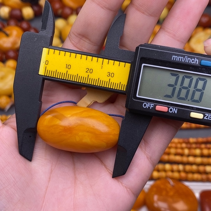 琥珀未镶嵌裸石蜜蜡L