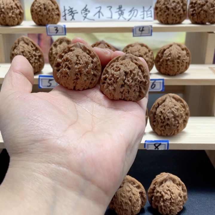 阿***三核桃手串/手链涿鹿南将石核桃