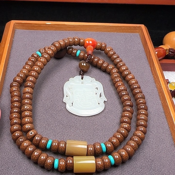 星月菩提吊坠别**我星月菩提吊坠