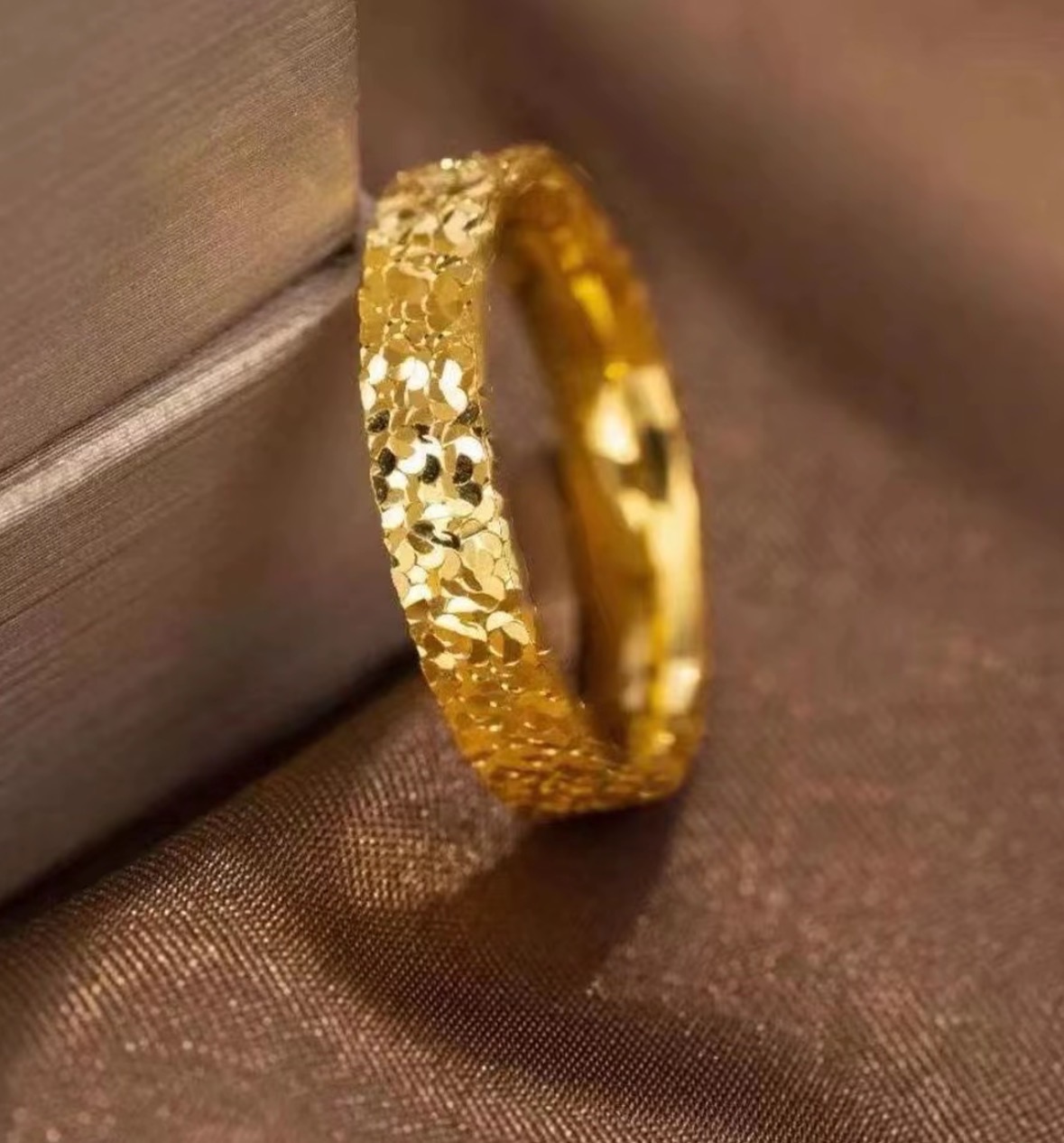 【金缘】龙鳞碎冰冰男女同款戒指FG307