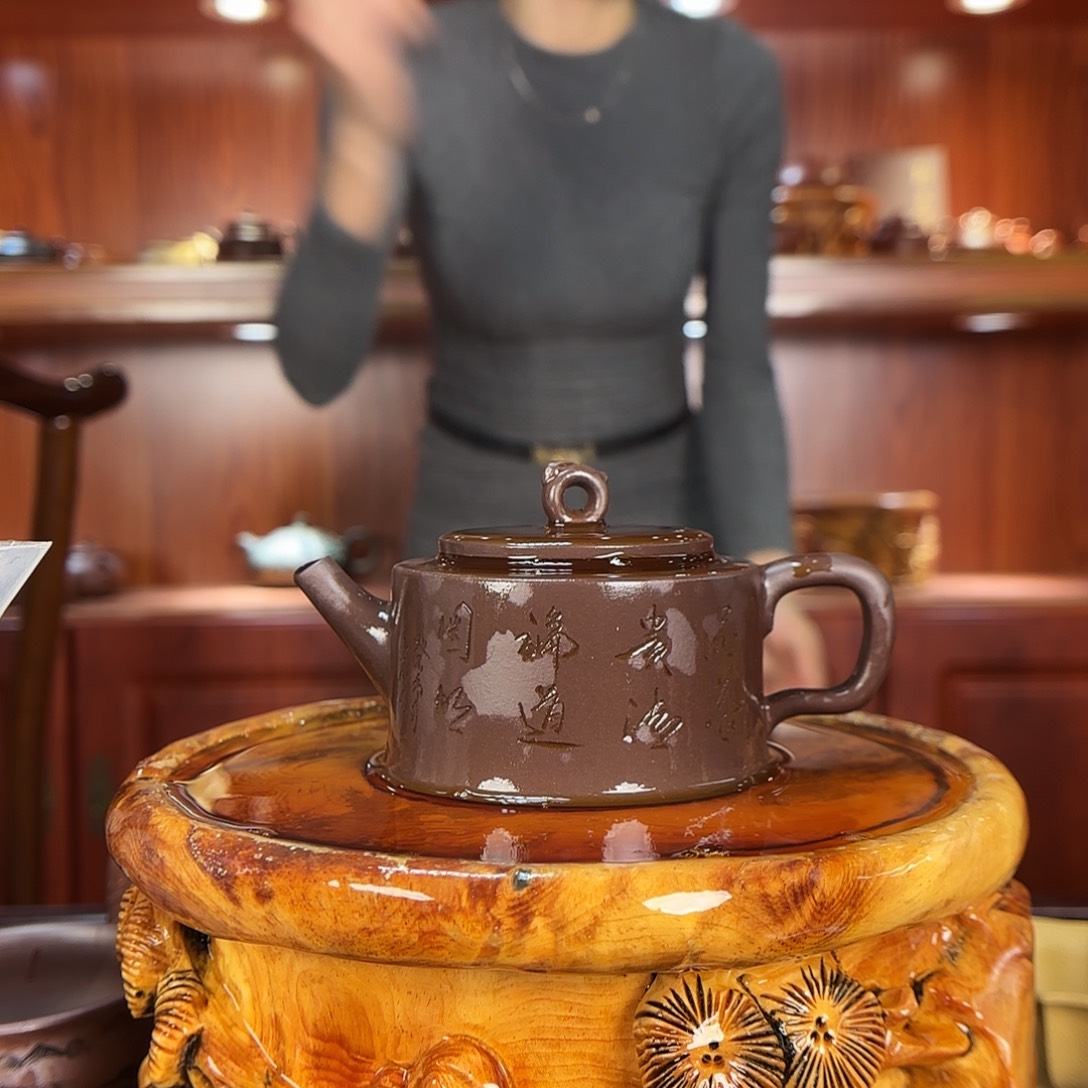 紫砂茶壶一壶李紫砂