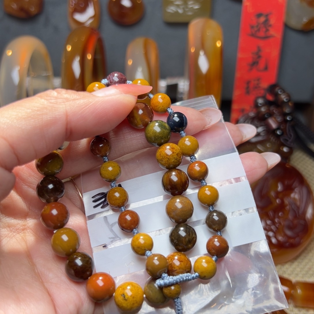 玛瑙/玉髓颈饰合金淡****雨5