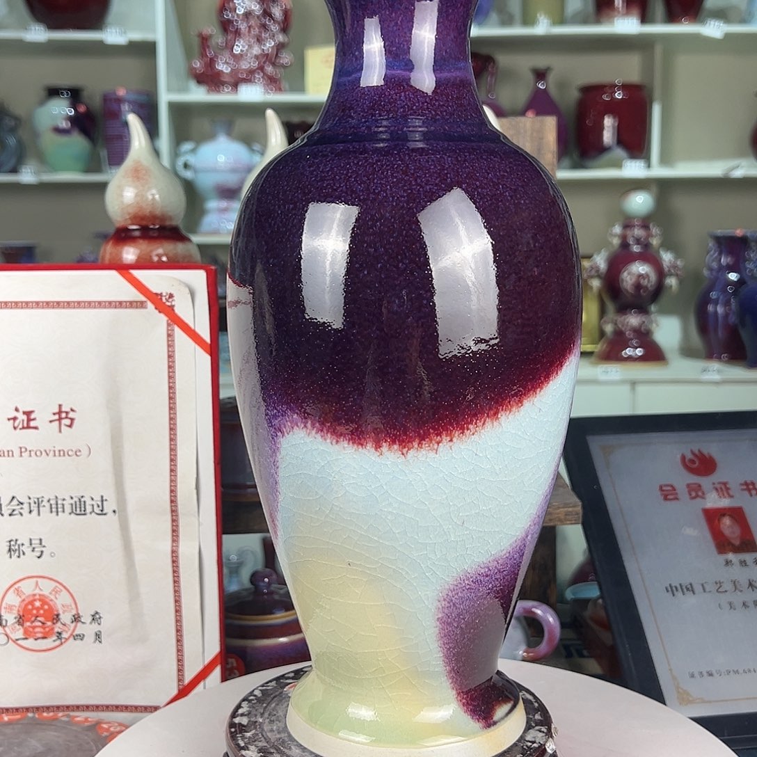 摆件郑家钧窑摆件