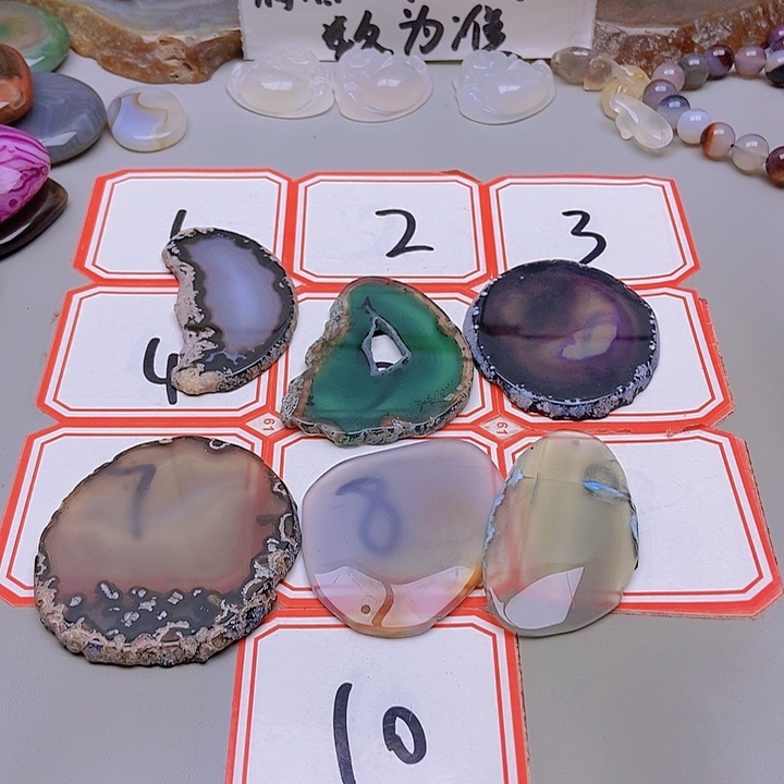 【闪购商品】未镶嵌玛瑙/玉髓珠宝半成品明**性
