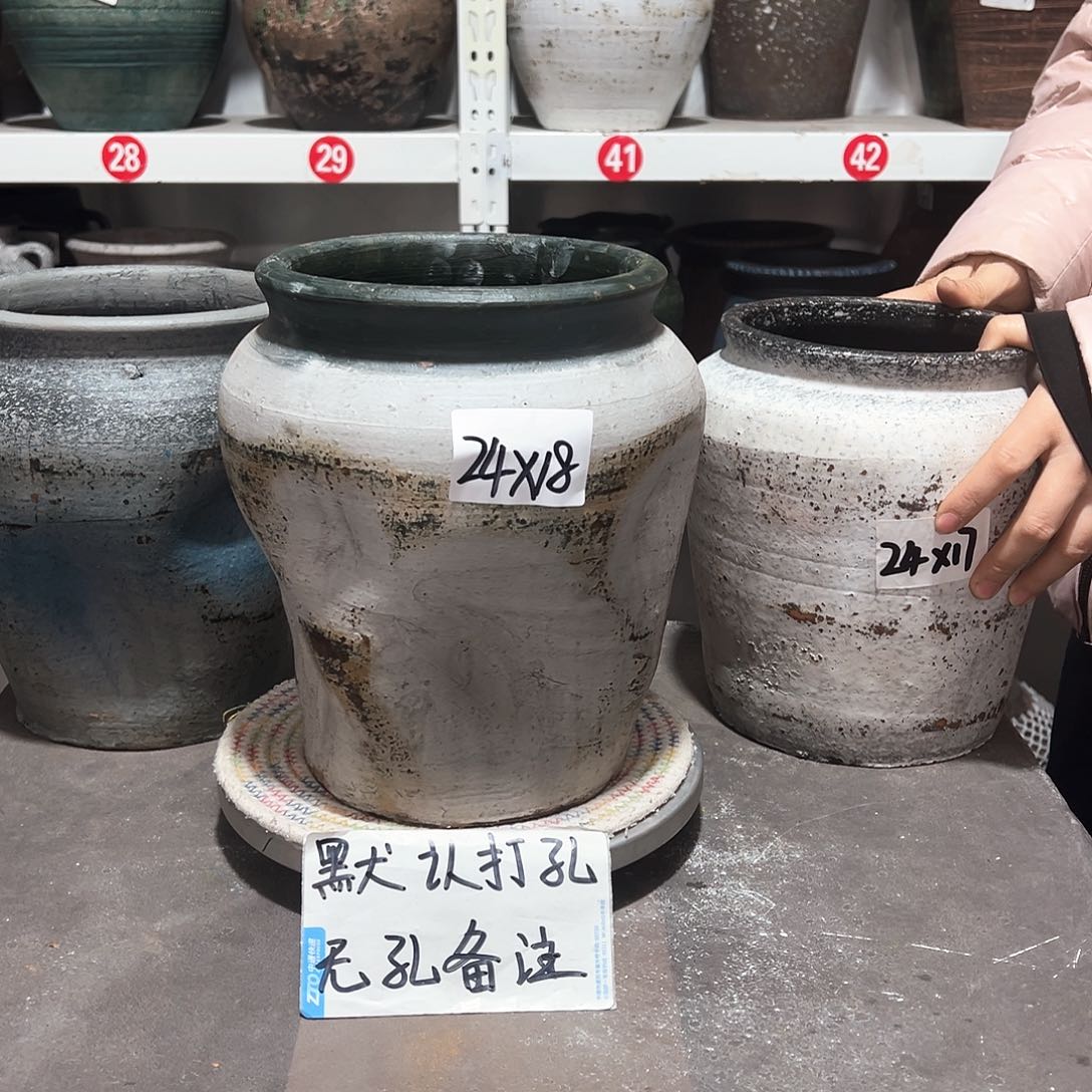红陶异形灰白默认打孔