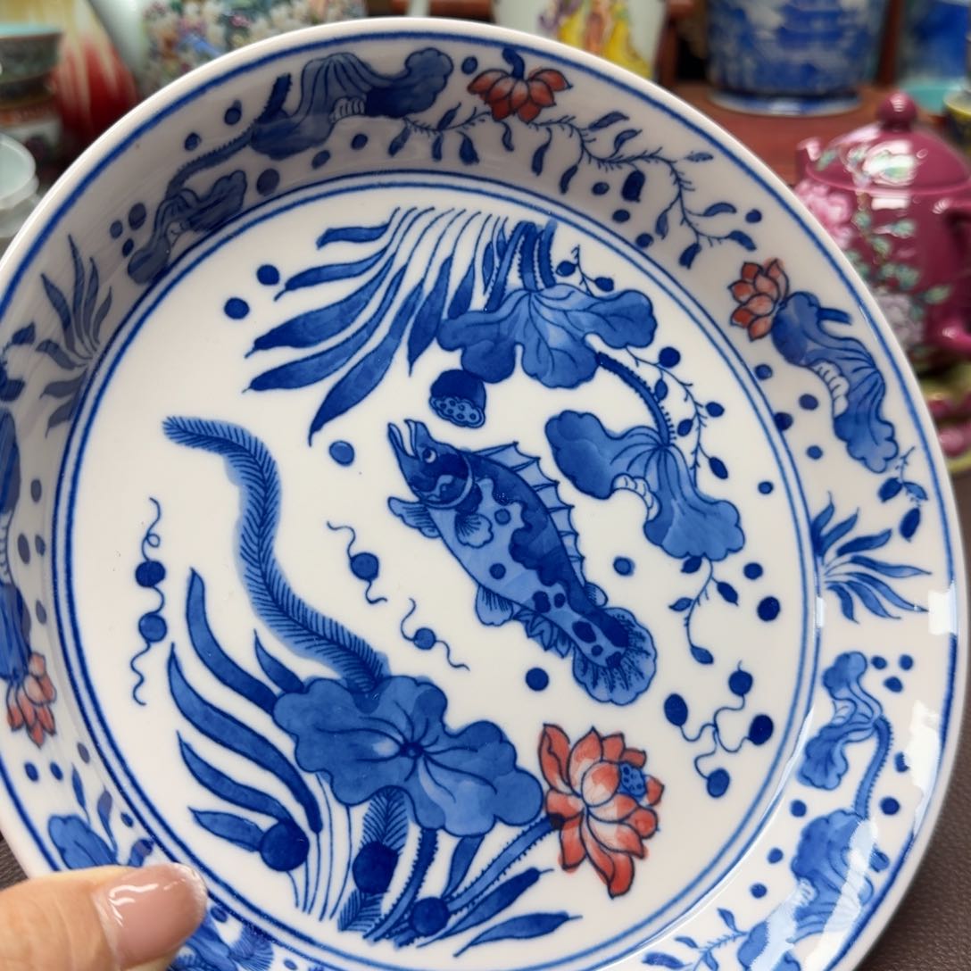 瓷片景德镇仿古手工制作精品展示