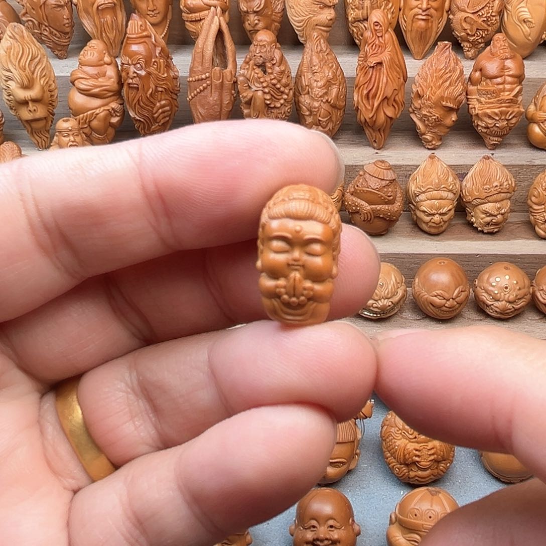 橄榄核吊坠12观音福利