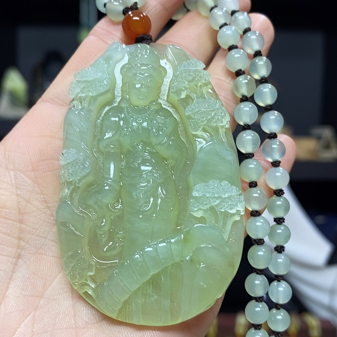 岫玉挂件吊坠未镶嵌