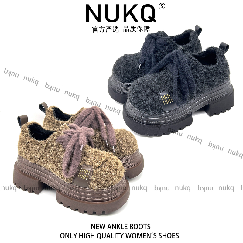 小野猫【现货】跟高8cm 厚底短鞋 百搭百配 时尚精品玛丽珍