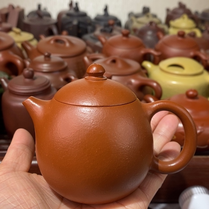 紫砂茶壶微瑕处理一把