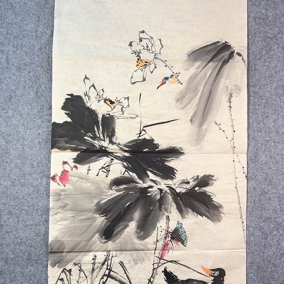 国画220 牡丹花等经济植物的