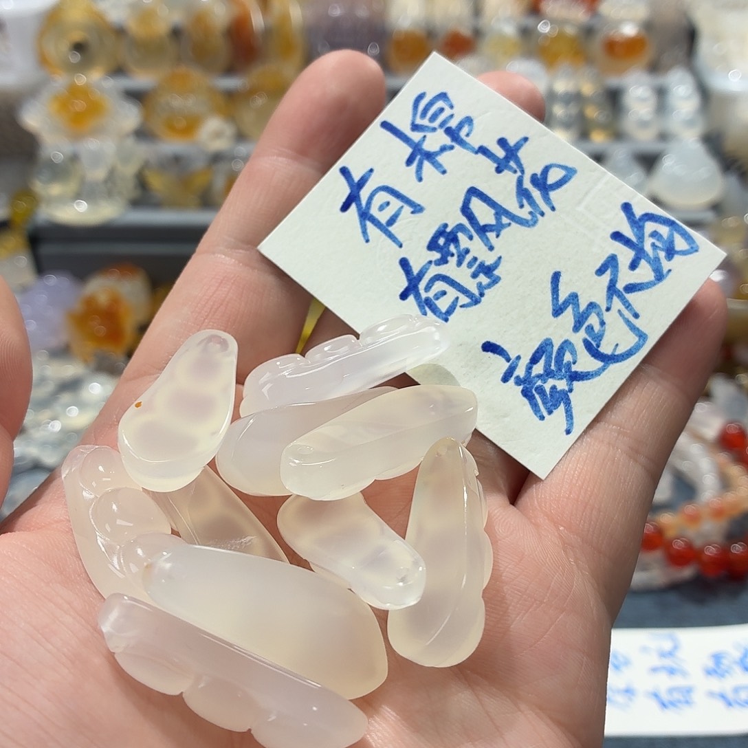 玛瑙/玉髓未镶嵌吊坠(不含链)