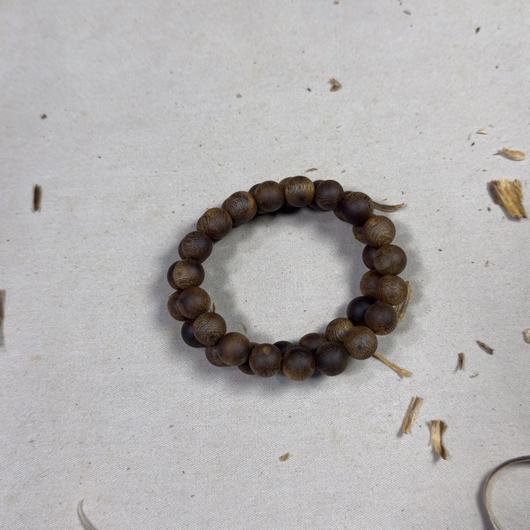 沉香手串绿奇楠单圈约1.1-10多样性发一条