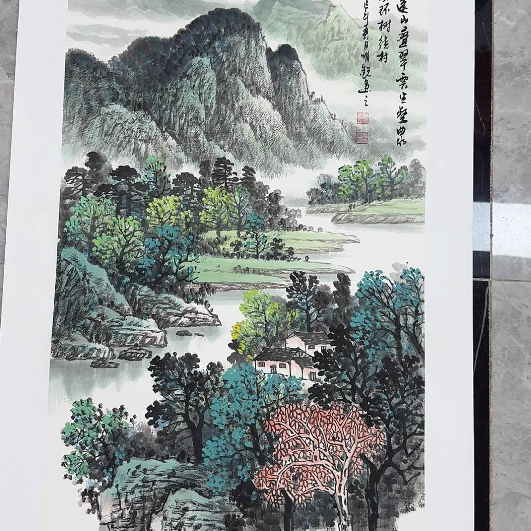 国画国画作品欣赏 70*45