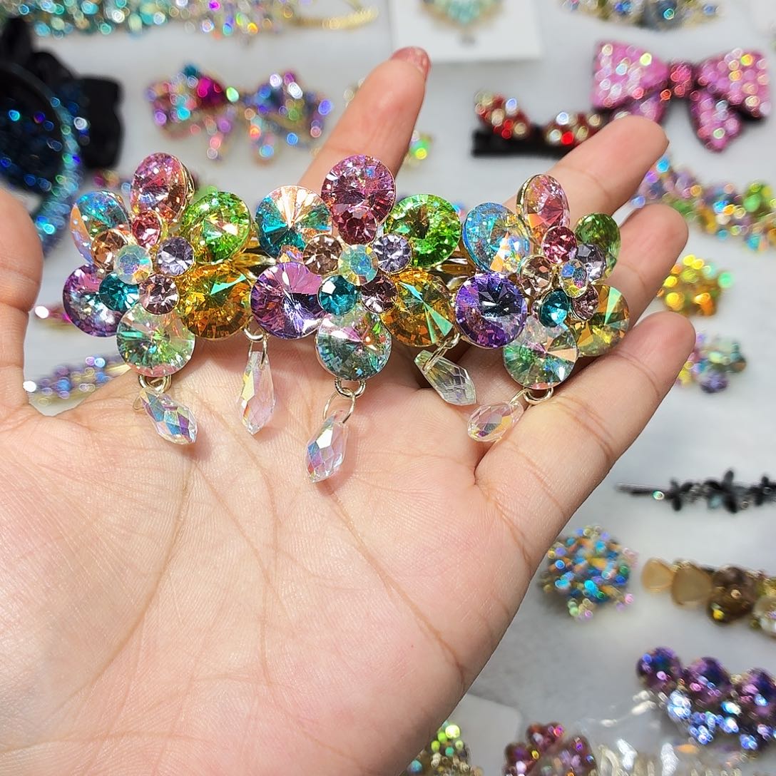 布艺铁合金发饰发夹发夹
