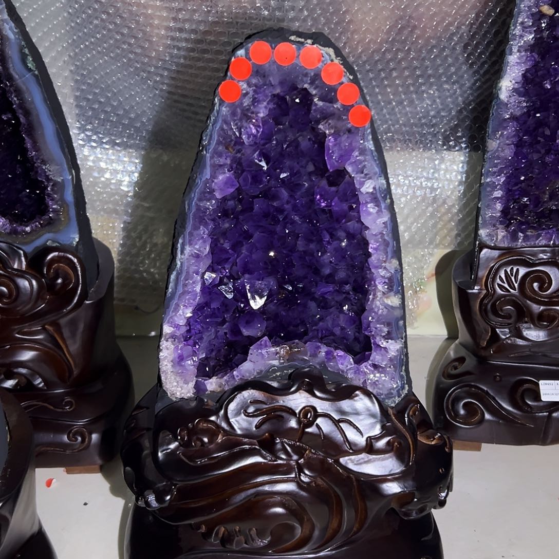 紫晶未镶嵌大型摆件（非配饰）