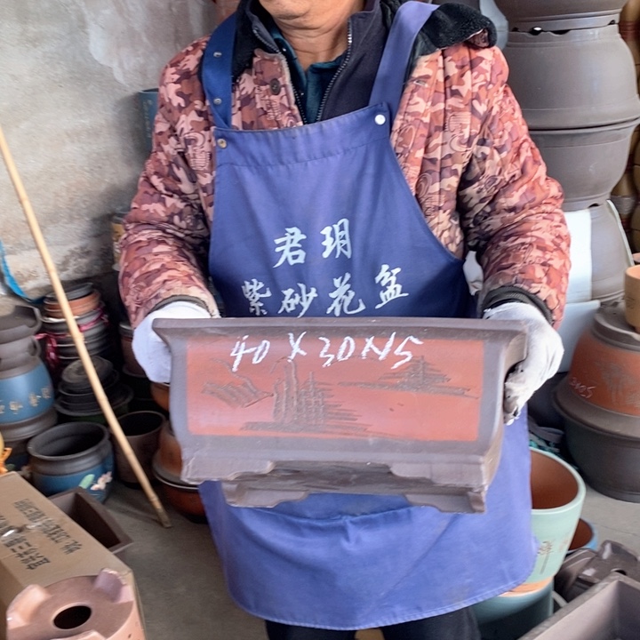 紫砂花盆紫砂花盆