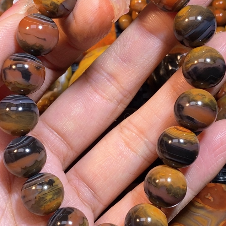 玛瑙/玉髓手链未镶嵌郑****洗