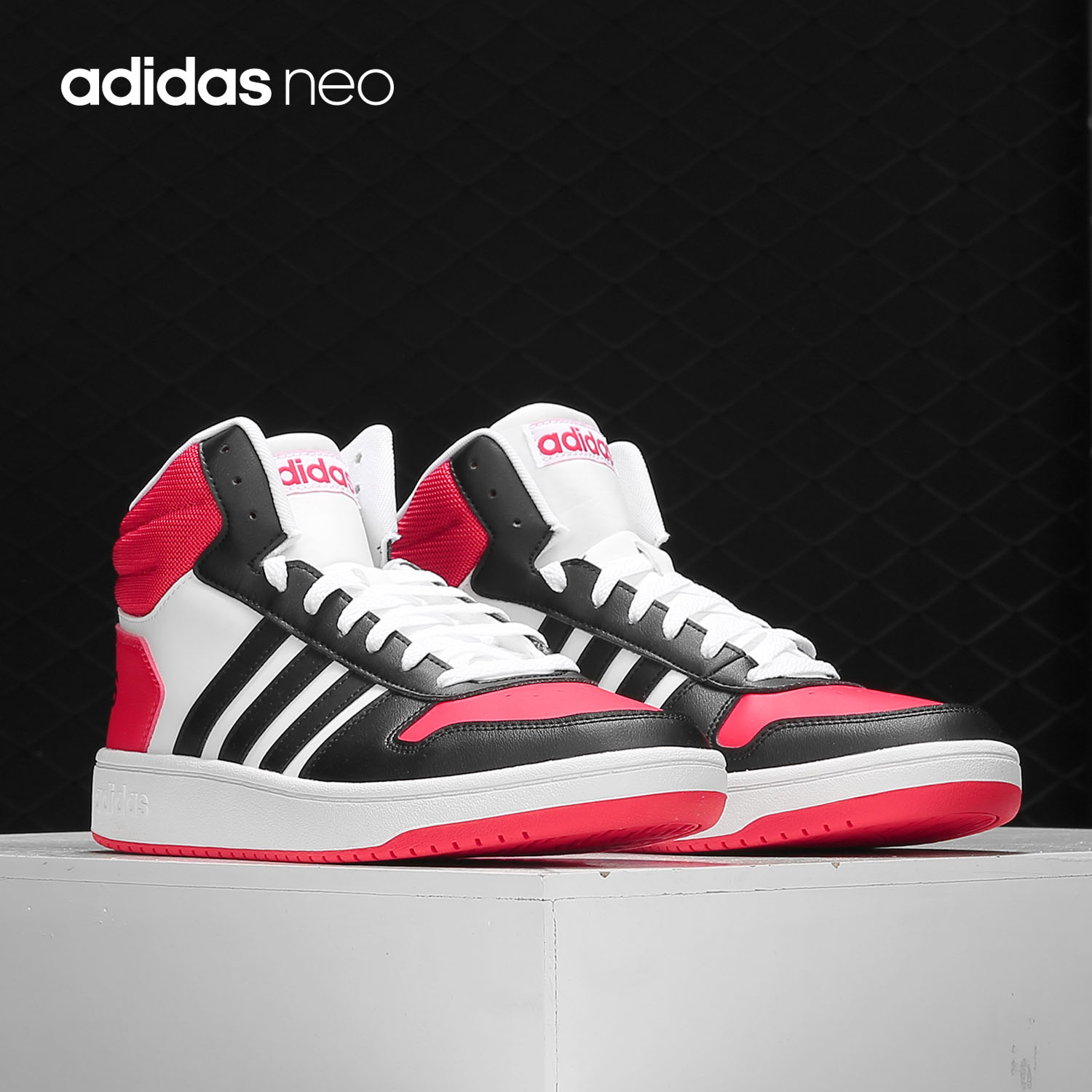 【A类瑕疵44】Adidas/阿迪达斯男女中帮运动休闲板鞋FV2730