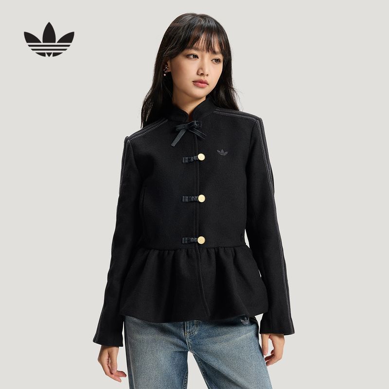 adidas/阿迪达斯【新年款】新款新中式短款时尚女梭织外套 KR5068