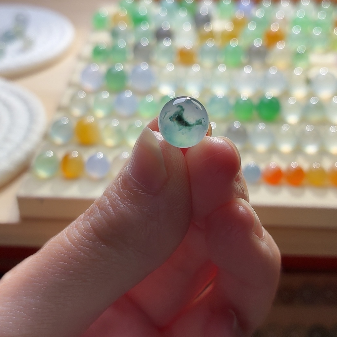 翡翠散珠翡翠卡9.5 1124