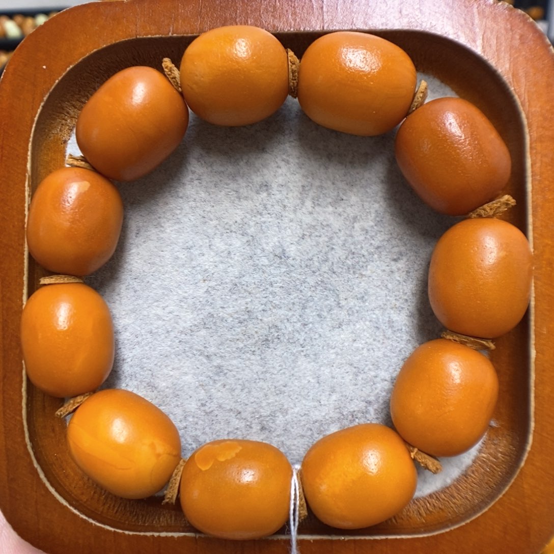 蜜蜡手串未镶嵌蜜蜡