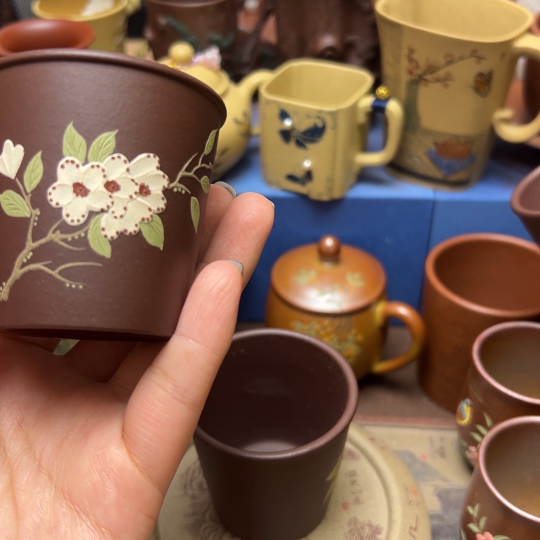 紫砂茶杯紫砂主人杯