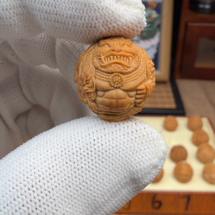 猴头核桃吊坠十*✨御龙金蟾