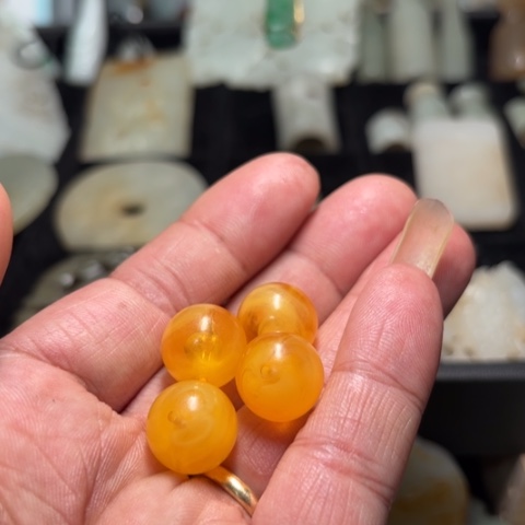 琥珀手链未镶嵌郑*