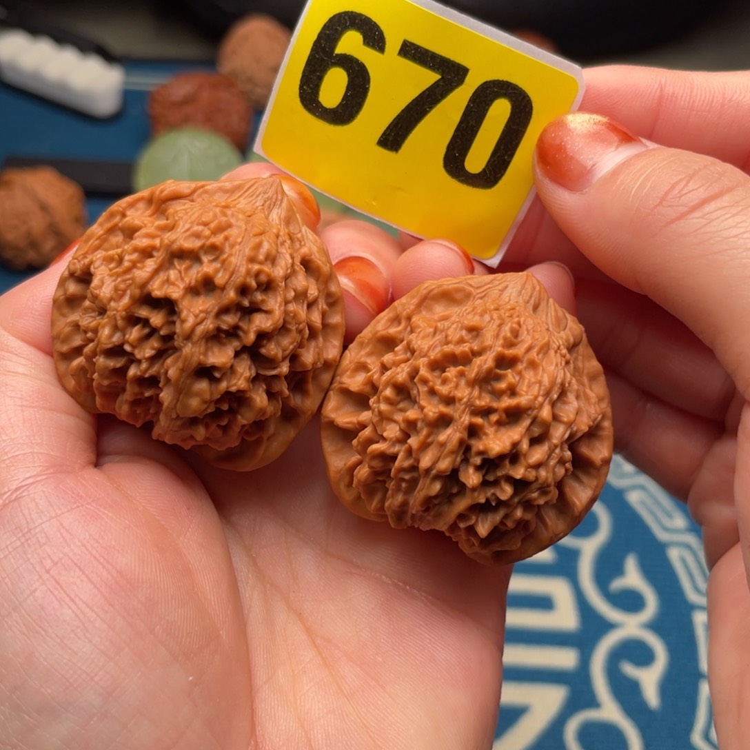 吊坠文玩核桃40全品满天星670号